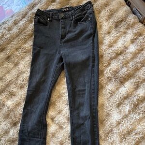 Indigo Rein Women's Dark Gray/faded black Skinny Jeans